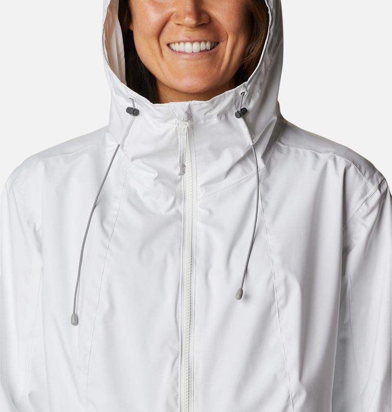 Women's Sunrise Ridge Rain Jacket, Color: White, image 4
