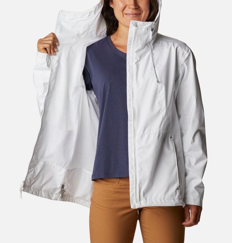Women's Sunrise Ridge Rain Jacket, Color: White, image 5