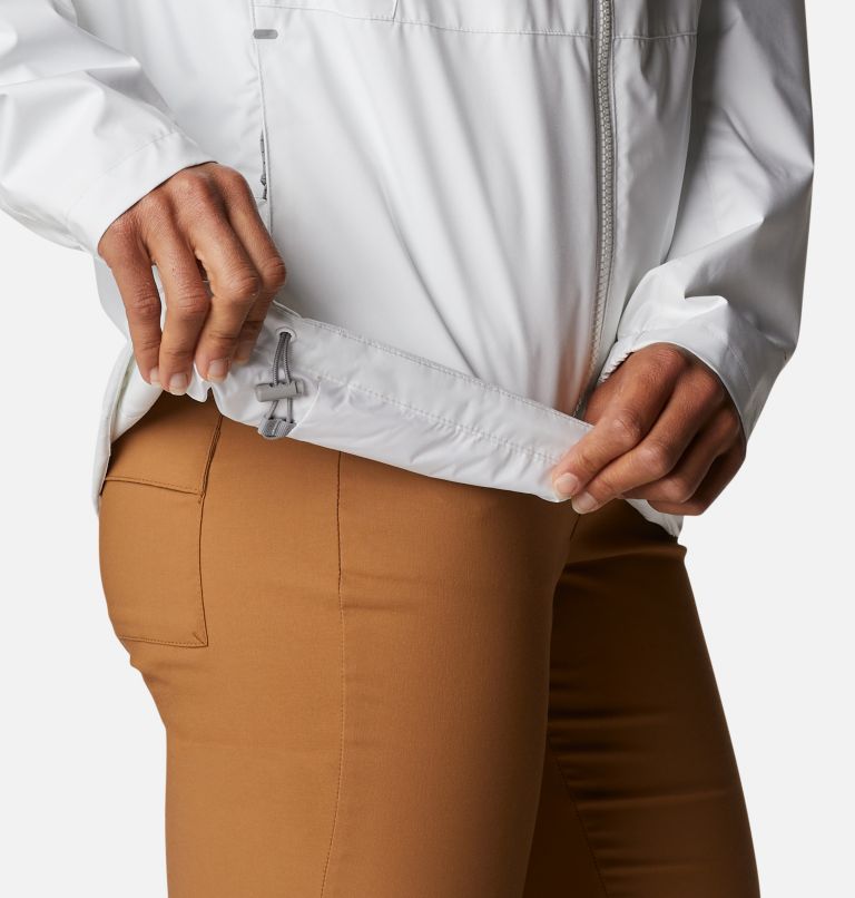 Women's Sunrise Ridge Rain Jacket, Color: White, image 7