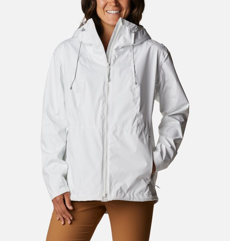 Women's Sunrise Ridge Rain Jacket, Color: White, image 1