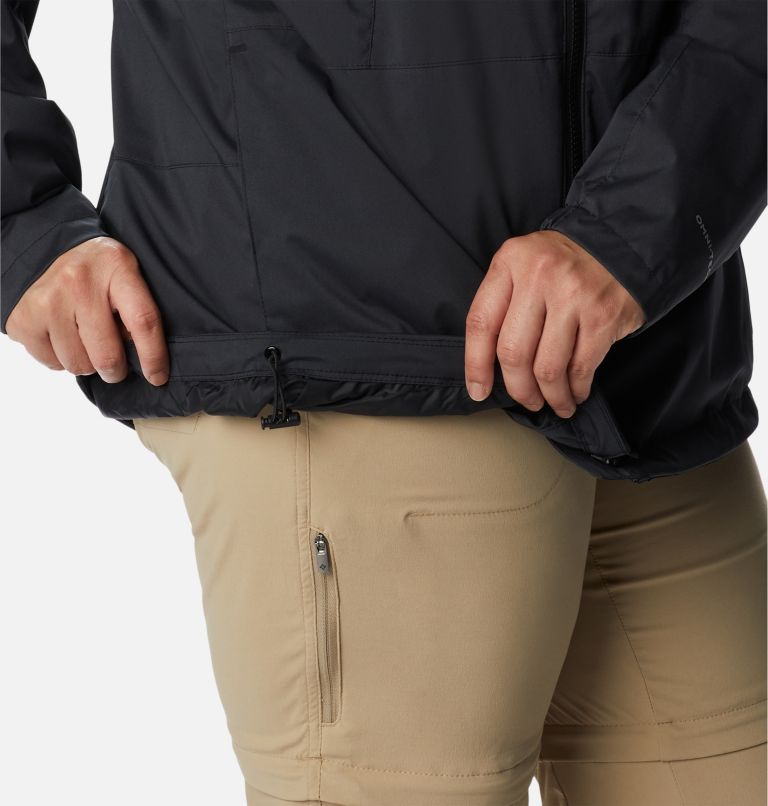 Thumbnail: Women's Sunrise Ridge Jacket - Plus Size, Color: Black, image 7