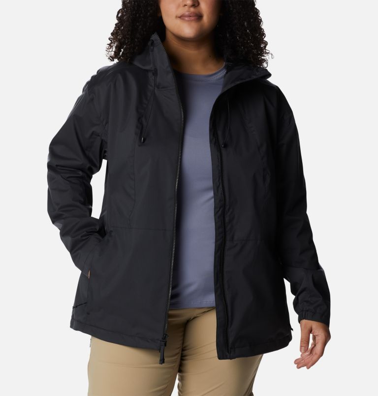 Columbia plus hot sale size rain jacket