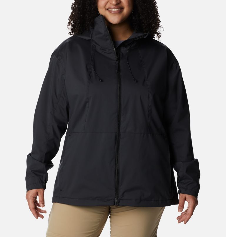 Plus size outlet women's windbreakers