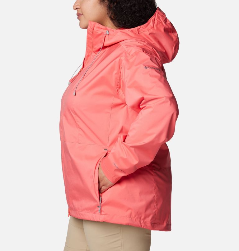 Women's Sunrise Ridge Rain Jacket - Plus Size, Color: Juicy, image 3