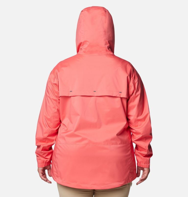 Women's Sunrise Ridge Rain Jacket - Plus Size, Color: Juicy, image 2
