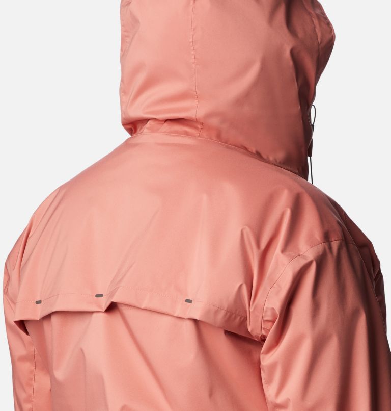 Women's Sunrise Ridge Rain Jacket - Plus Size, Color: Dark Coral, image 6