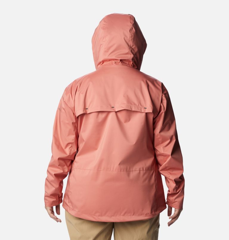 Women's Sunrise Ridge Rain Jacket - Plus Size, Color: Dark Coral, image 2