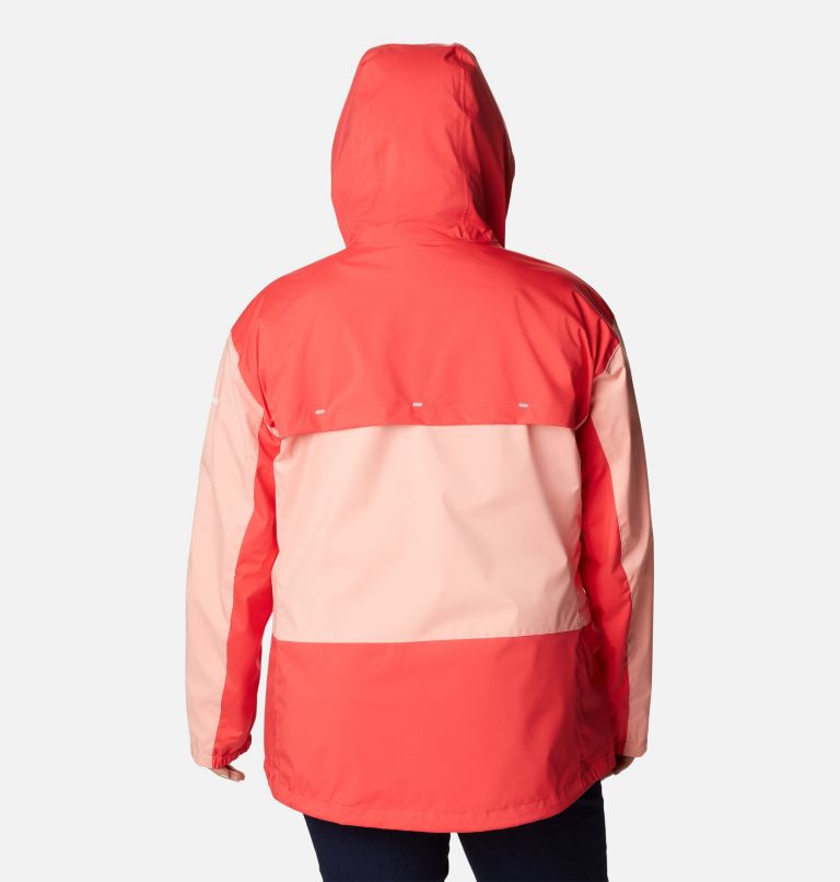 Women's Sunrise Ridge Jacket - Plus Size, Color: Red Hibiscus, Coral Reef, image 2