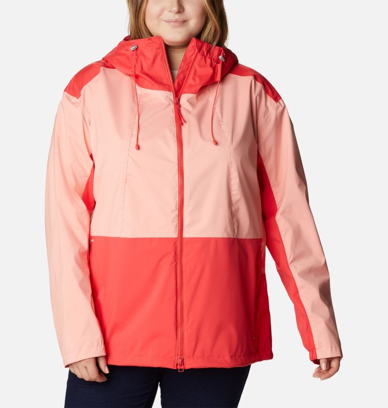 Thumbnail: Women's Sunrise Ridge Jacket - Plus Size, Color: Red Hibiscus, Coral Reef, image 1
