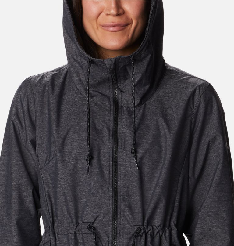 Women's Lillian Ridge Rain Shell, Color: Black, image 4