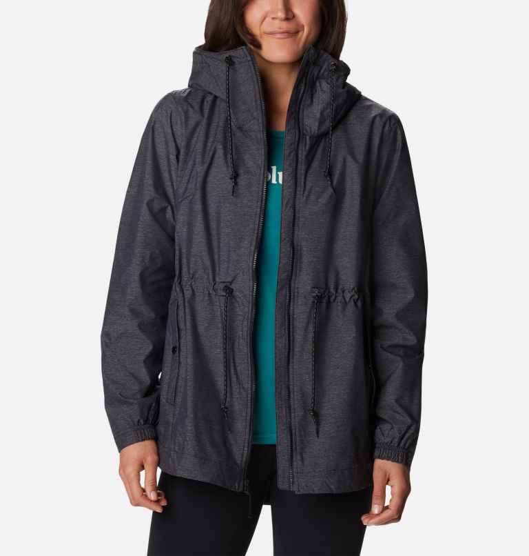 Women's Lillian Ridge Rain Shell, Color: Black, image 7