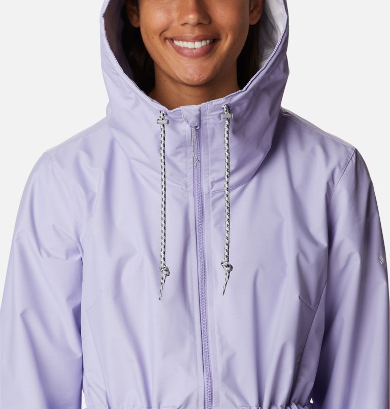 Women's Lillian Ridge Rain Shell, Color: Frosted Purple, image 4