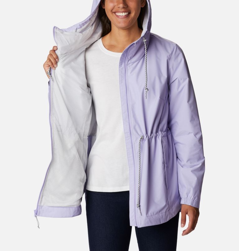 Women's Lillian Ridge Rain Shell, Color: Frosted Purple, image 5
