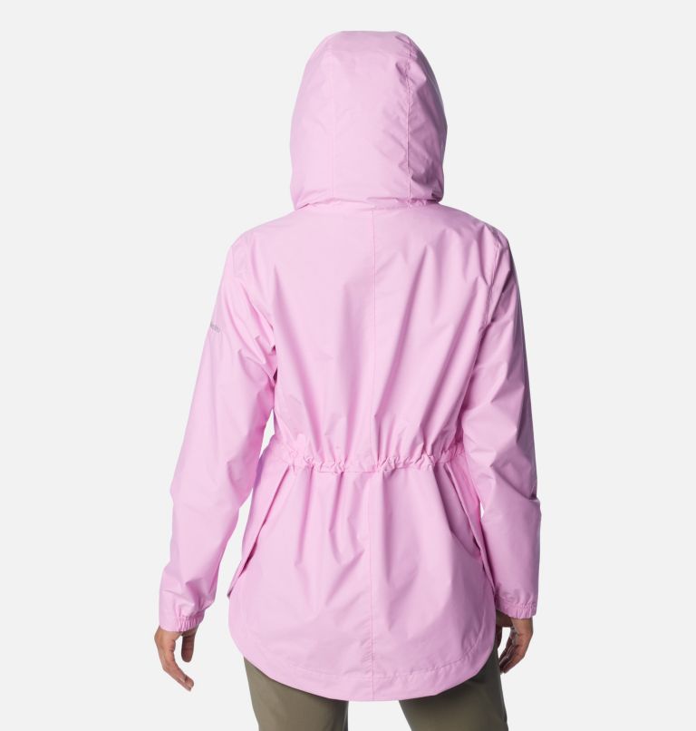 Hot pink shop columbia rain jacket