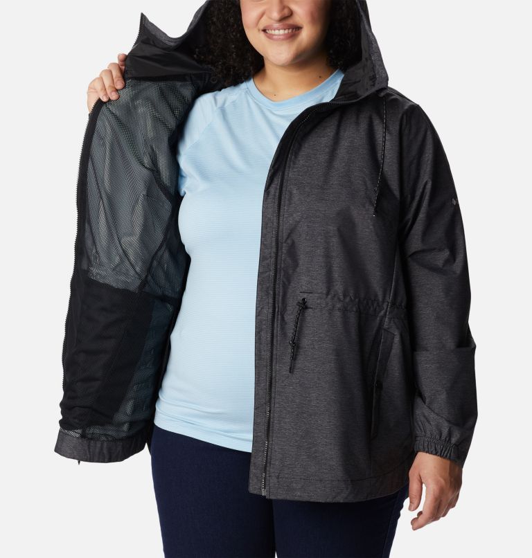Women's Lillian Ridge Shell Jacket - Plus Size, Color: Black