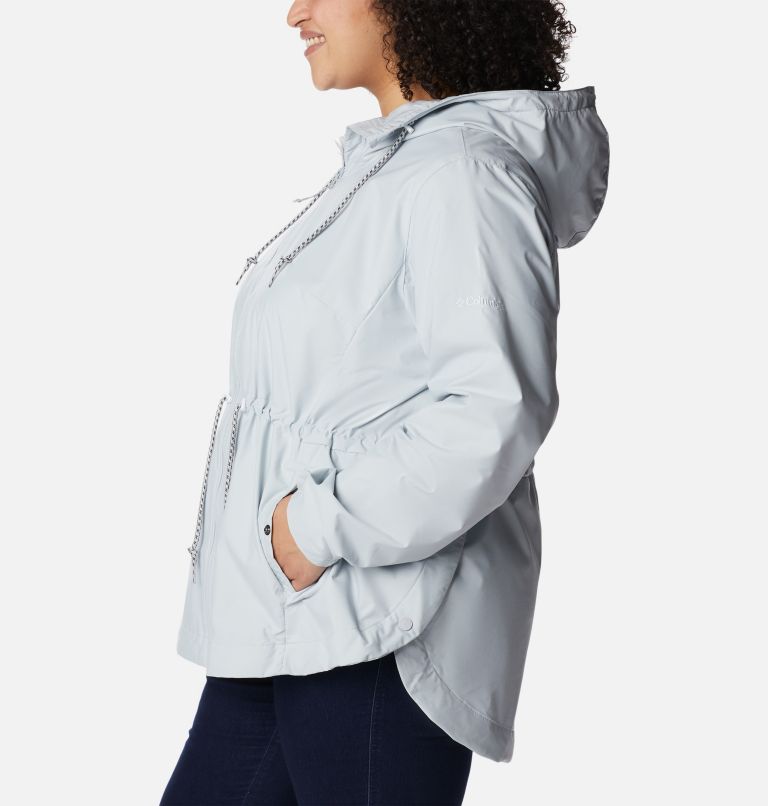 Thumbnail: Women's Lillian Ridge Shell Jacket - Plus Size, Color: Cirrus Grey, image 3