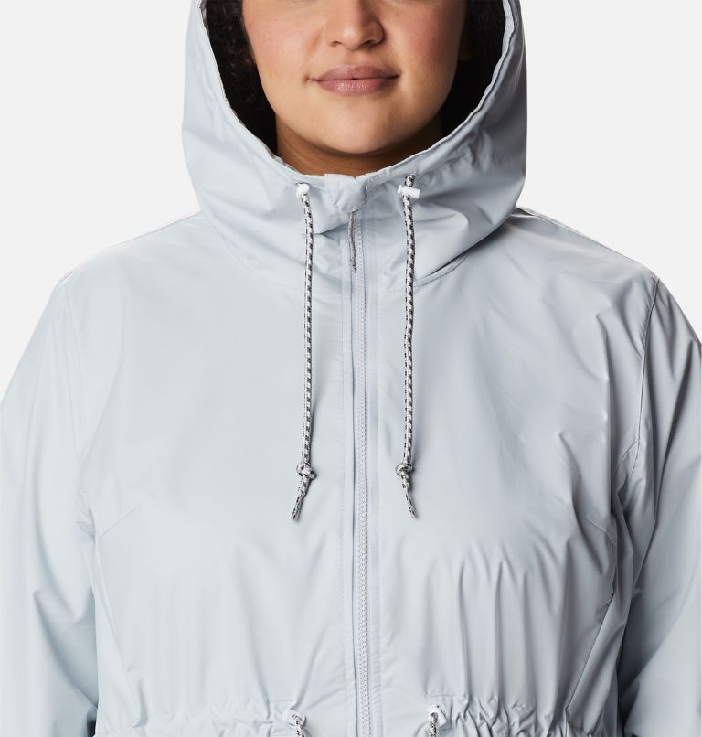 Thumbnail: Women's Lillian Ridge Shell Jacket - Plus Size, Color: Cirrus Grey, image 4