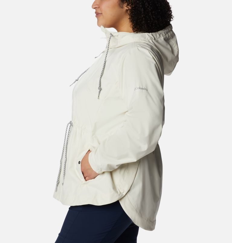 Thumbnail: Women's Lillian Ridge Shell Jacket - Plus Size, Color: Chalk, image 3