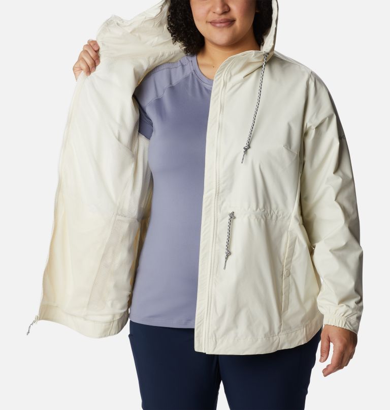 Thumbnail: Women's Lillian Ridge Shell Jacket - Plus Size, Color: Chalk, image 5