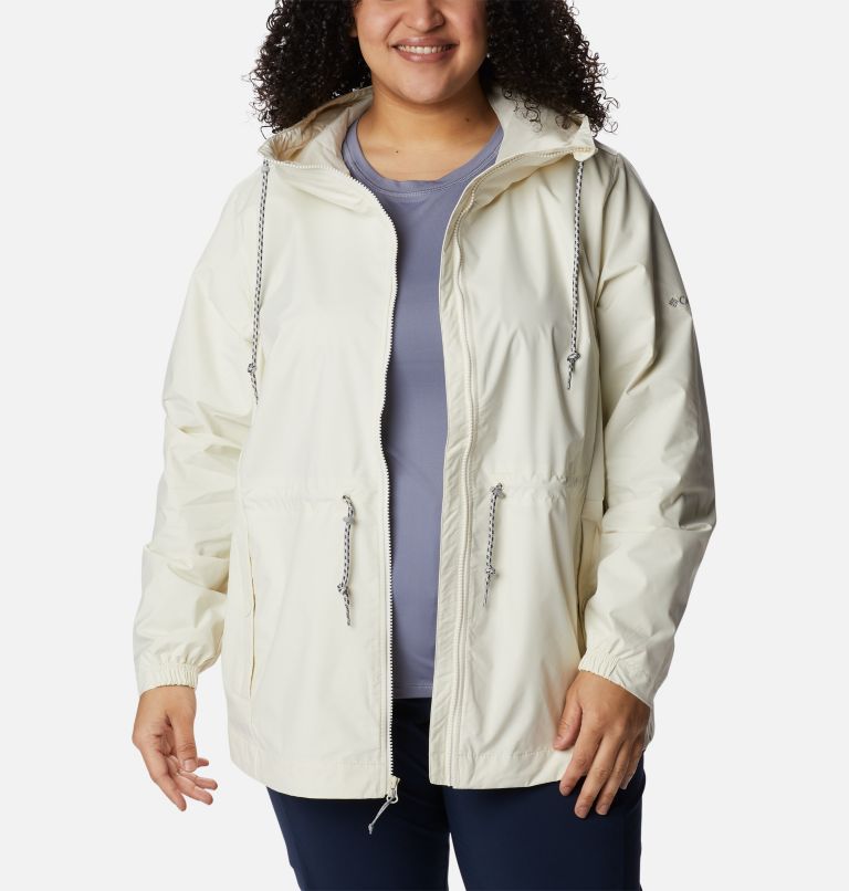 Thumbnail: Women's Lillian Ridge Shell Jacket - Plus Size, Color: Chalk, image 7
