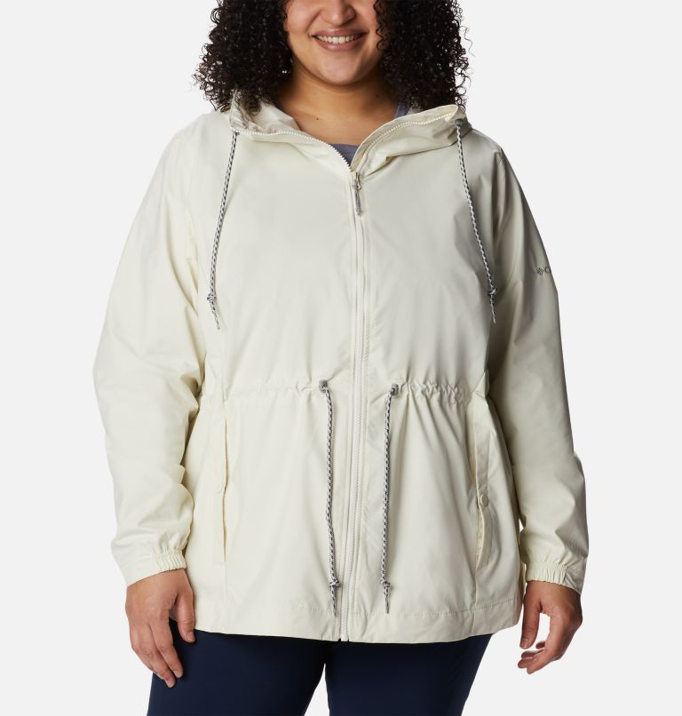 Thumbnail: Women's Lillian Ridge Shell Jacket - Plus Size, Color: Chalk, image 1