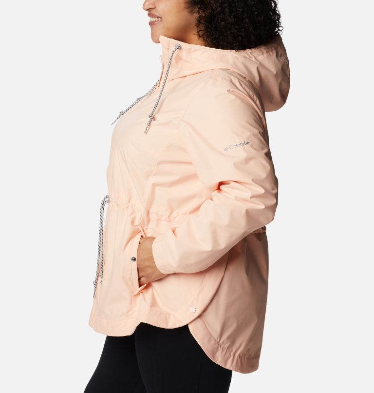 Thumbnail: Women's Lillian Ridge Shell Jacket - Plus Size, Color: Peach Blossom, image 3