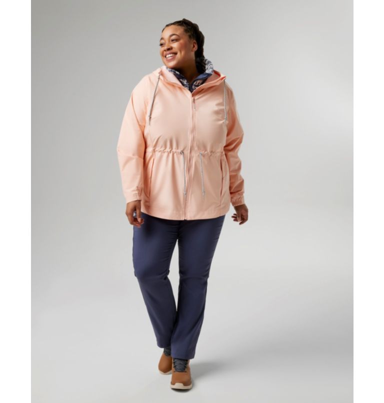 Women's Lillian Ridge Shell Jacket - Plus Size, Color: Peach Blossom, image 8