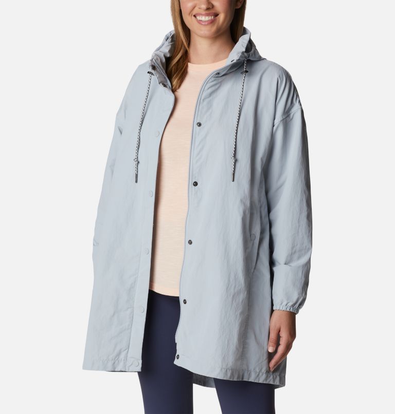 Women's Day Trippin' II Long Jacket, Color: Cirrus Grey
