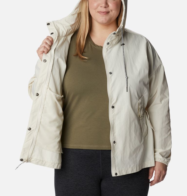 Thumbnail: Women's Day Trippin' II Jacket - Plus Size, Color: Chalk, image 5