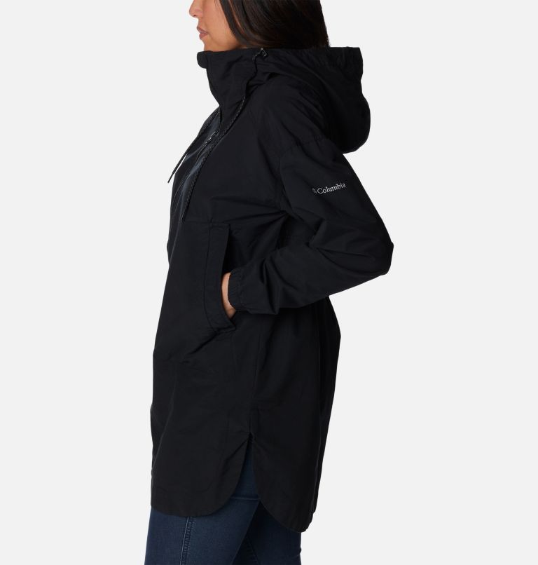 Women's Little Fields Long Jacket, Color: Black, image 3