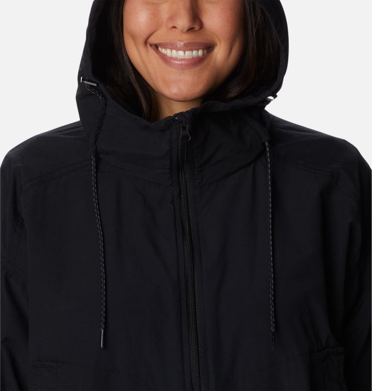 Women's Little Fields Long Jacket, Color: Black, image 4