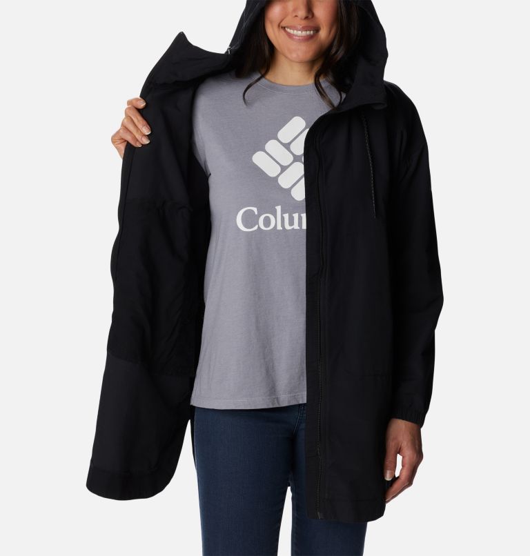 Women's Little Fields Long Jacket, Color: Black, image 5