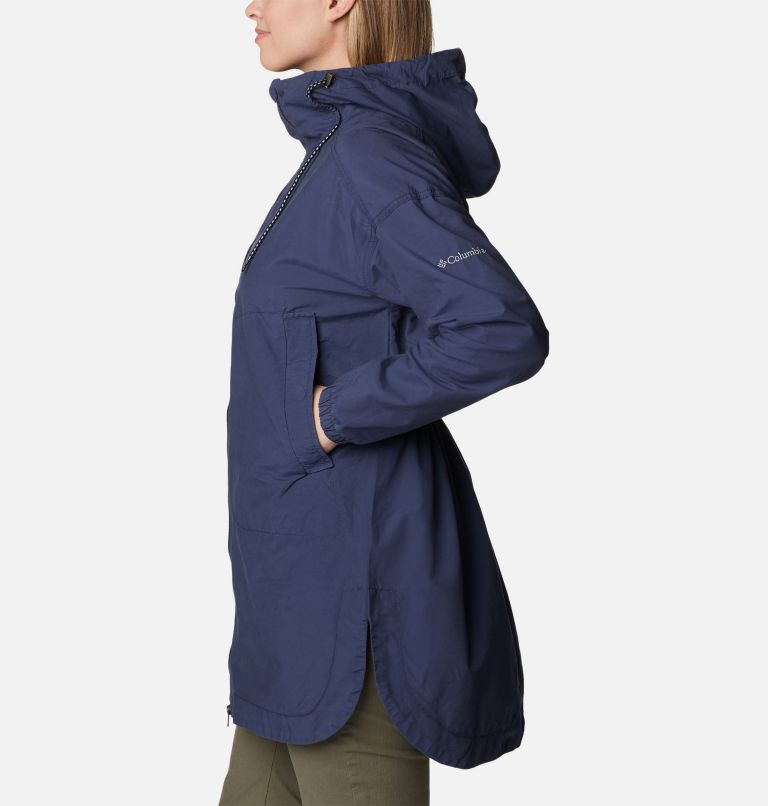 Women's Little Fields Long Jacket, Color: Nocturnal, image 3