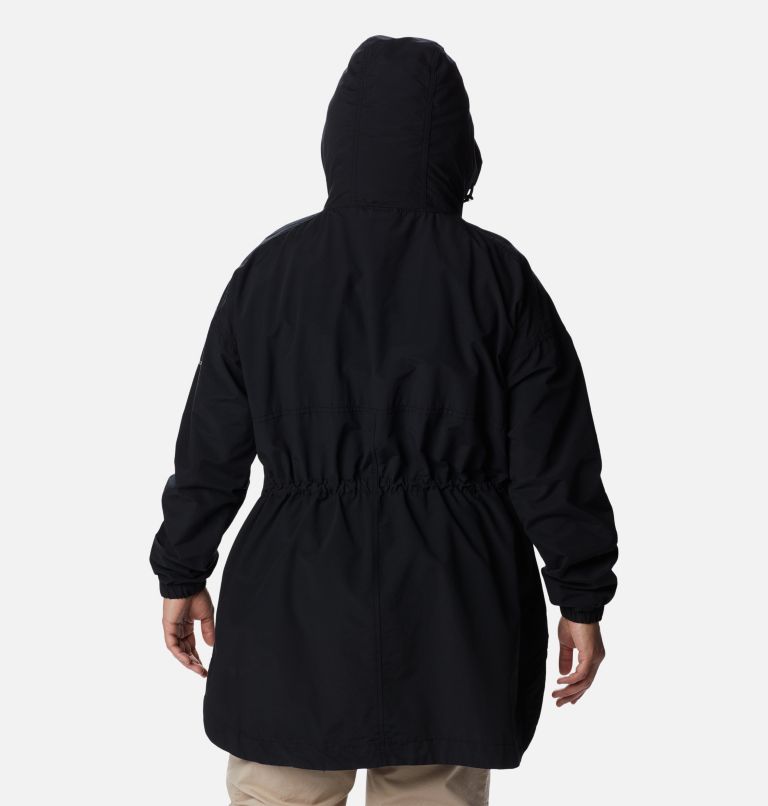 Women's Little Fields Long Jacket - Plus Size, Color: Black, image 2