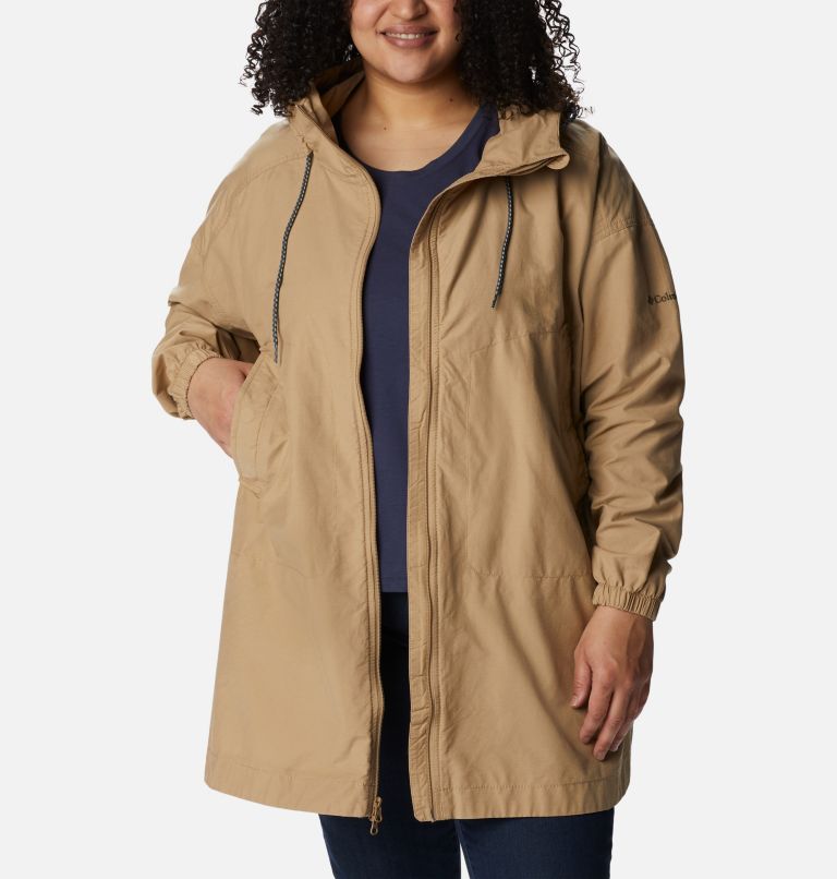 Women's Little Fields Long Jacket - Plus Size, Color: Beach, image 6