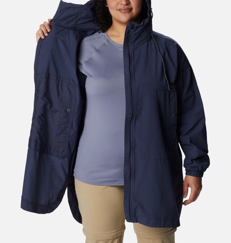 Women's Little Fields Long Jacket - Plus Size, Color: Nocturnal, image 5