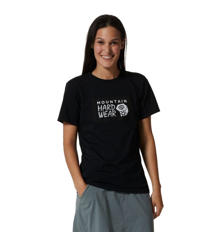 Women's MHW Floral Graphic Short Sleeve, Color: Black, image 1