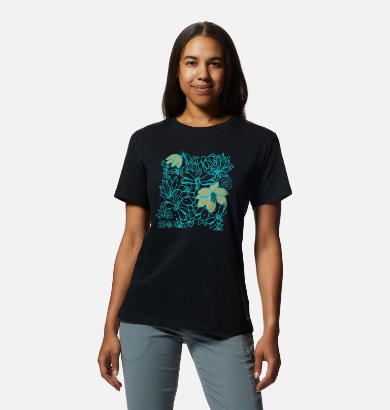 T-shirt à manches courtes MHW Floral Graphic Femme, Color: Black, image 1
