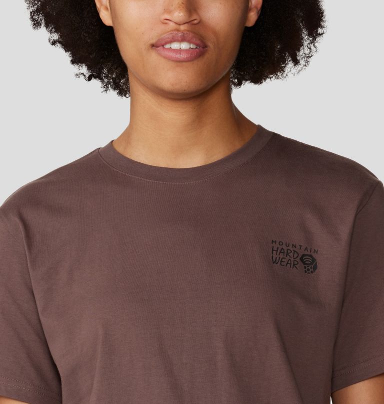 Women's MHW Logo in a Box Short Sleeve, Color: Carob, image 4