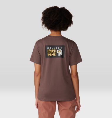 Women's MHW Logo in a Box Short Sleeve, Color: Carob, image 22