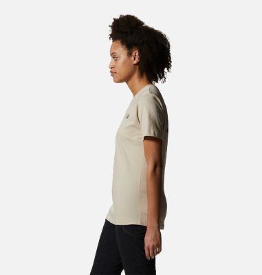 Women's MHW Logo in a Box Short Sleeve, Color: Wild Oyster, image 7