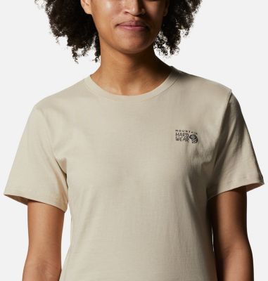 Women's MHW Logo in a Box Short Sleeve, Color: Wild Oyster, image 8