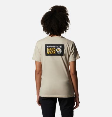 Women's MHW Logo in a Box Short Sleeve, Color: Wild Oyster, image 6