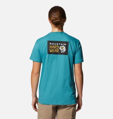 Women's MHW Logo in a Box Short Sleeve, Color: Palisades, image 10
