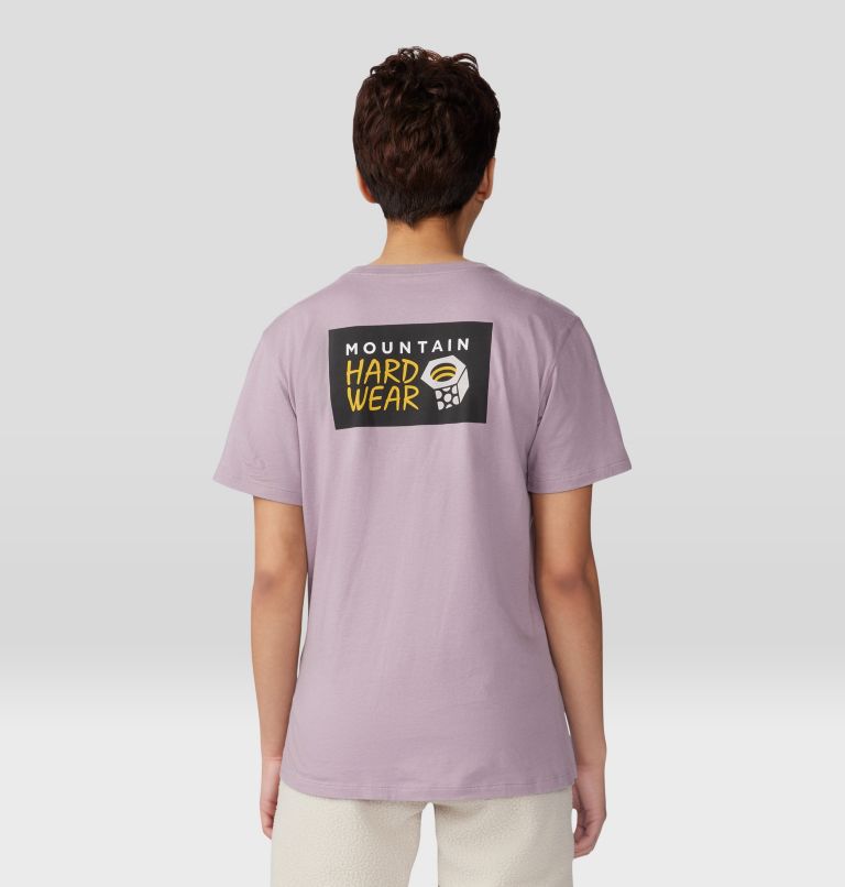 Women's MHW Logo in a Box Short Sleeve, Color: Daze, image 2
