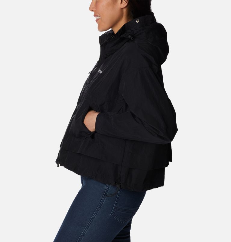 Women’s Paracutie Windbreaker, Color: Black, image 3