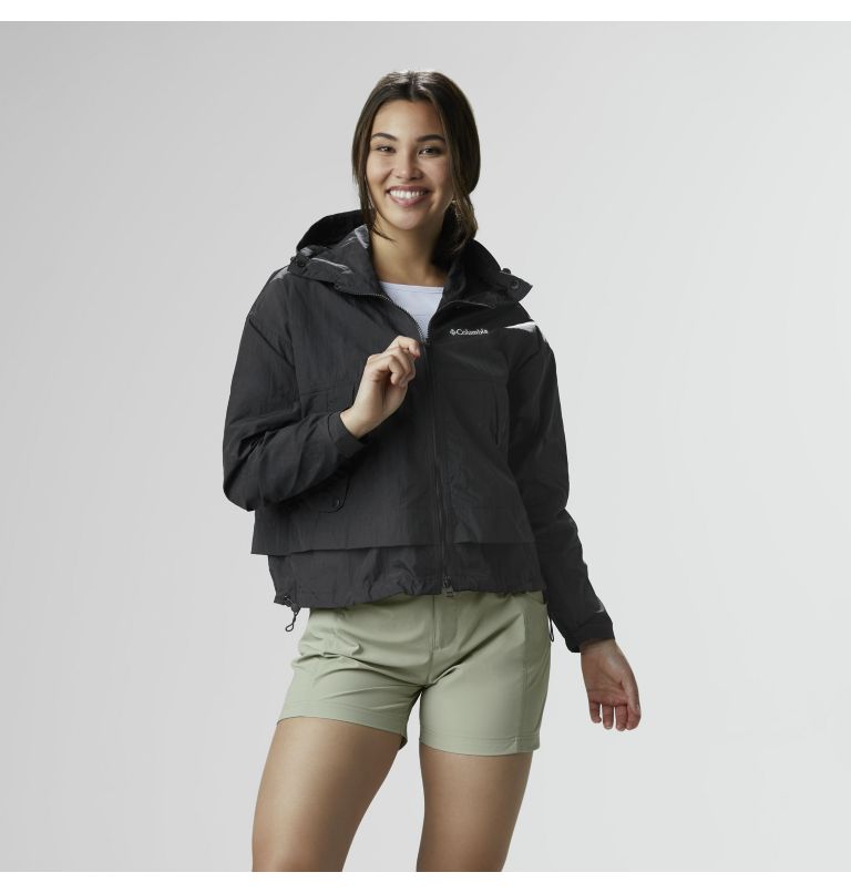 Women’s Paracutie Windbreaker, Color: Black, image 8