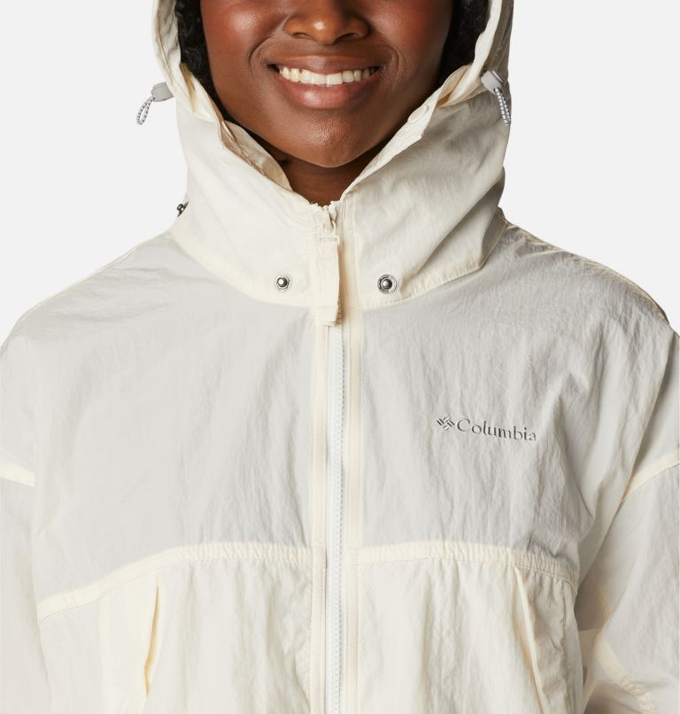 Columbia windbreaker white sale