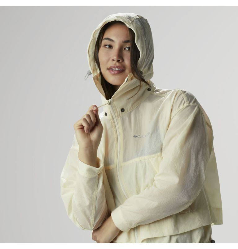 Women’s Paracutie Windbreaker, Color: Chalk, image 11