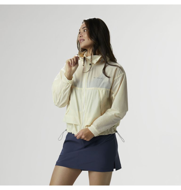 Women’s Paracutie Windbreaker, Color: Chalk, image 13